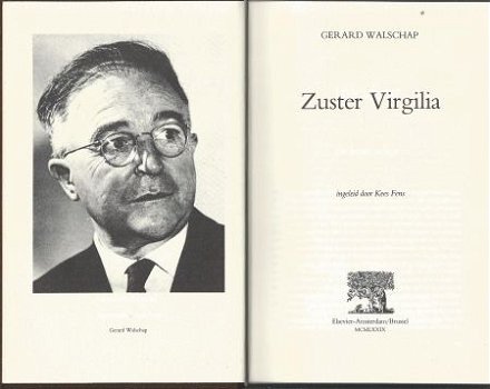 GERARD WALSCHAP**ZUSTER VIRGILIA*TEXTUUR LINNEN**ELSEVIER** - 2