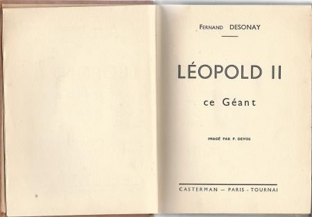 FERNAND DESONAY**LEOPOLD II, CE GEANT**TEXTURE**CASTERMAN** - 2