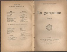 VICTOR MARGUERITE**LA GARCONNE**RLIURE HARDCOVER ERNEST FLAMMARION**