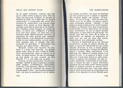 BOILEAU-NARCEJAC**CELLE QUI N'ETAIT PLUS**LES DIABOLIQUES**LES GRANDS MAITRES DU ROMAN POLICCIER**RE - 5