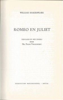 WILLIAM SHAKESPEARE**ROMEO EN JULIET**KEMPISCHE BOEKHANDEL** - 3