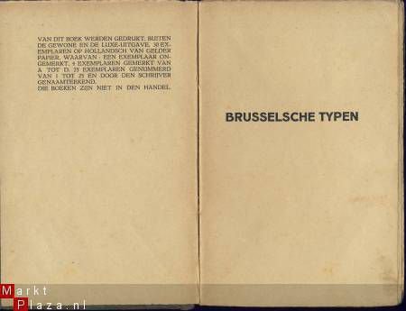 CYPR VERHAVERT**BRUSSELSCHE TYPEN**H. TEIRLINCK*STAN OFFEL - 2