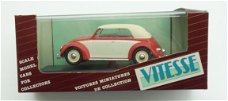 1:43 oude VITESSE VW Kever 1949 Closed Cabriolet