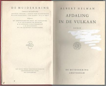 ALBERT HELMAN**AFDALING IN DE VULKAAN**DE MUIDERKRING*AMSTER - 1