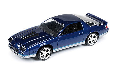 1:64 AutoWorld GM Chevrolet Camaro Z28 1984 blauw - 1