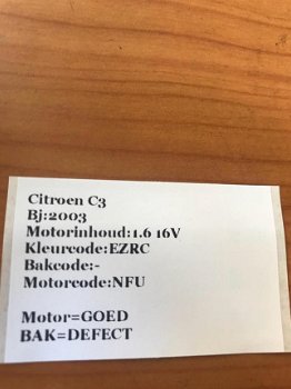 Citroën C3 1.6 16 V 2003 5 drs hb Onderdelen en Plaatwerk - 7