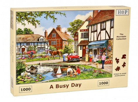 House of Puzzles - A Busy Day - 1000 Stukjes Nieuw - 2