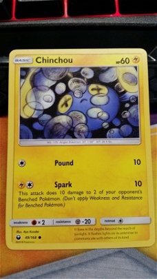 Chinchou  49/168 Celestial Storm