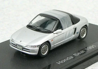 1:43 Ebbro 43646 Honda Beat 1991 cabrio Silver - 1