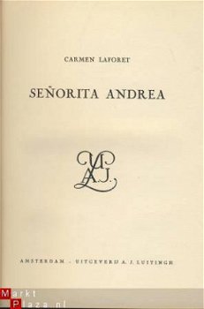 CARMEN LAFORET**SENORITA ANDREA**TEXTUUR LINNEN BOEKBAND. - 5