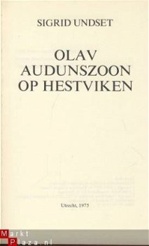 SIGRID UNDSET**OLAV AUDUNSZOON **TRILOGIE** - 6