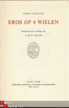 JOAN COATES**EROS OP 4 WIELEN**ZHU STOK**LINNEN BOEKBAND - 4