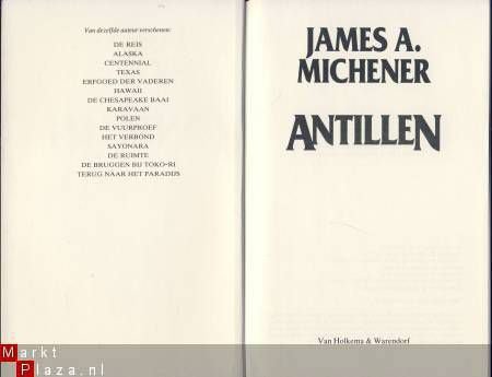 JAMES A. MICHENER**DE ANTILLEN*2°*VAN HOLKEMA & WARENDORF** - 2