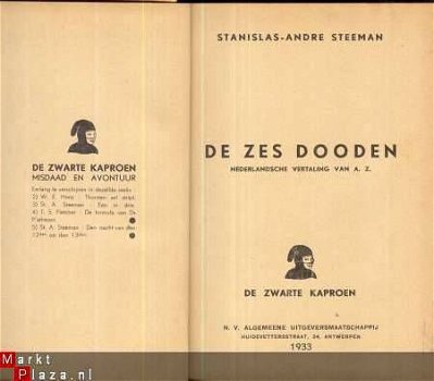 STANISLAS-ANDRE STEEMANS***DE ZES DOODEN***HARDCOVER** - 1
