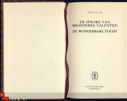 ERNEST CLAES**BROEDERKE VALENTIJN+DE WONDERBARE TOCHT**BRUIN - 2