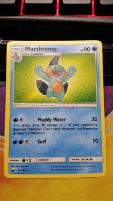 Marshtomp  34/168 Celestial Storm