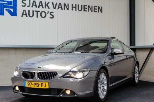 BMW 6-serie - 645Ci S 8-cilinder 333pk Automaat 2e Eig|NL|Onderhouden|Sportstoelen leder|Panoramadak - 1