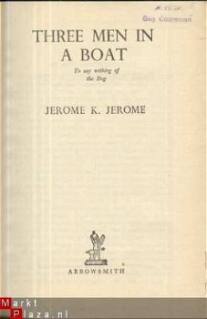 JEROME-K-JEROME ** THREE MEN IN A BOAT ** JEROME-K-JEROME - 1
