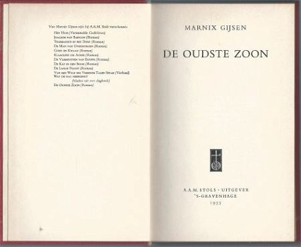 MARNIX GIJSEN**DE OUDSTE ZOON**ROOD RODE TEXTUUR LINNEN - 2