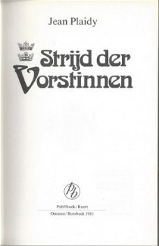 JEAN PLAIDY**STRIJD DER VORSTINNEN.**PUBLIBOOK**BAART1981**