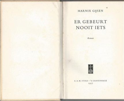 MARNIX GIJSEN**ER GEBEURT NOOIT IETS**WIT-GELE KARTON HARDCO - 3