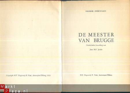 THEODOR SEIDENFADEN*DE MEESTER VAN BRUGGE**JEAN H.P. JACOBS - 2