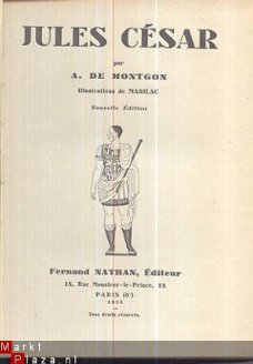 A. DE MONTGON**JULES CESAR*1935*FERNAND NATHAN
