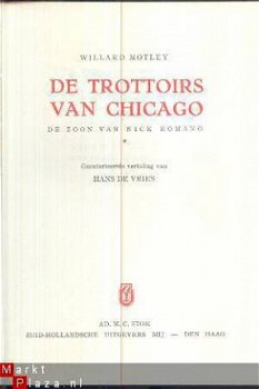 WILLARD MOTLEY**DE TROTTOIRS VAN CHICAGO*LET NO MAN WRITE MY - 1