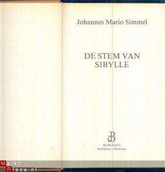 JOHANNES MARIO SIMMEL**DE STEM VAN SIBYLLE*+LOSSE DUST-JACKE - 4