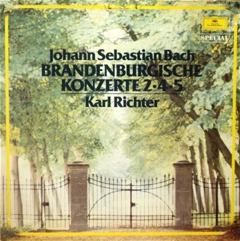 LP - Bach - Brandenburgische Konzerte - Karl Richter - 0