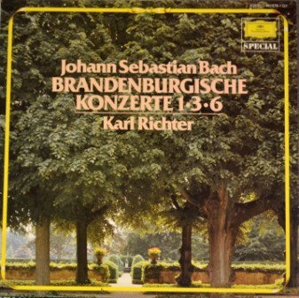 LP - Bach - Brandenburgische Konzerte - Karl Richter - 1