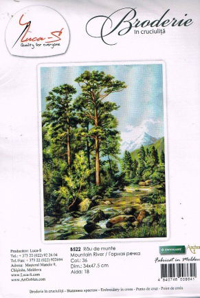 SALE LUCA's GROOT BORDUURPAKKET " BERGLANDSCHAP " B 522 - nr. 1