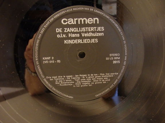 LP- Kinderliedjes o.l.v. Hans Veldhuizen. - Afbeelding 4
