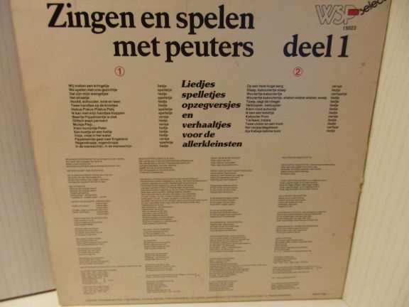 LP - Zingen en spelen met peuters - deel 1. - Afbeelding 2