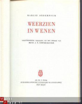 MARGIT SÖDERHOLM**WEERZIEN IN WENEN*1°+LOSSE DUSTJACKET+PLAS - 3