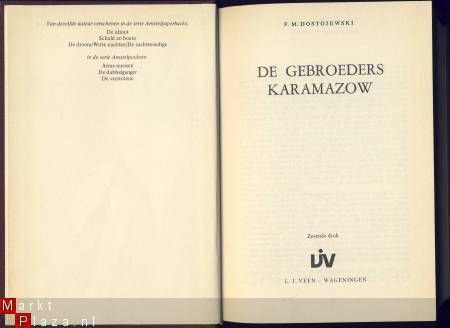 F. M. DOSTOJEWSKI**DE GEBROEDERS KARAMAZOW*L. J. VEEN WAGENI - 2