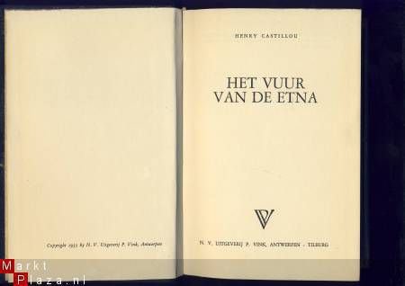 HENRY CASTILLOU**HET VUUR VAN DE ETNA**VINK SKY HARDCOVER - 2