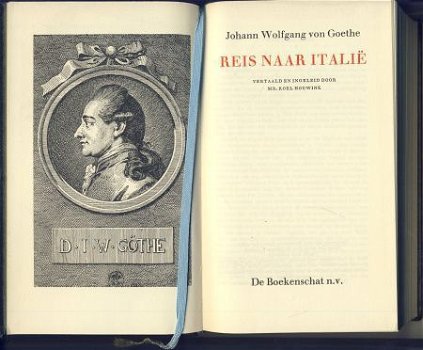 JOHANN WOLFGANG VON GOETHE**REIS NAAR ITALIE**BLAUWE BOEKEN* - 2