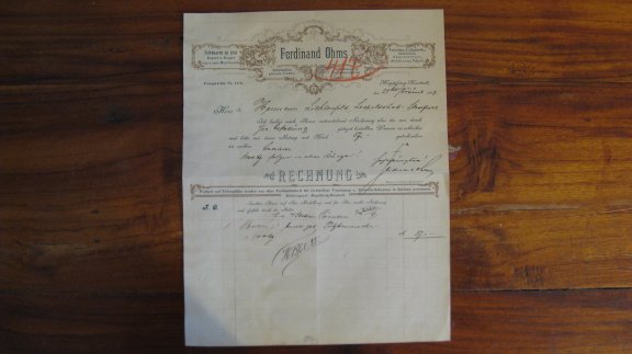 4 x antieke rekeningen 1896,1897, 1899,1915... - 4