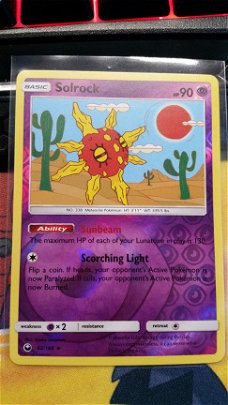 Solrock  62/168 (reverse) Celestial Storm