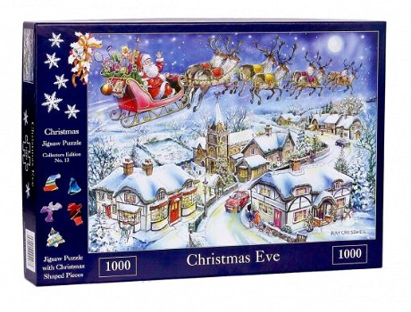 House of Puzzles - Christmas Eve - 1000 Stukjes Nieuw - 2