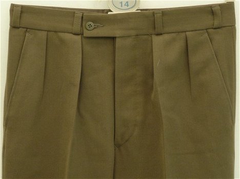 Broek, Uniform DT63 (Dagelijks Tenue), Koninklijke Landmacht, maat: 78x85, 1982.(Nr.1) - 1