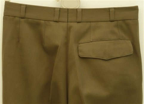 Broek, Uniform DT63 (Dagelijks Tenue), Koninklijke Landmacht, maat: 78x85, 1982.(Nr.1) - 4