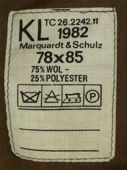 Broek, Uniform DT63 (Dagelijks Tenue), Koninklijke Landmacht, maat: 78x85, 1982.(Nr.1) - 6