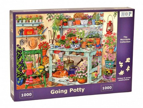 House of Puzzles - Going Potty - 1000 Stukjes Nieuw - 2