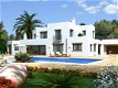 Moderne Ibiza stijl villa met zeezicht Moraira - 1 - Thumbnail
