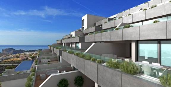 Luxe appartementen met panoramisch zeezicht Costa Blanca - 3