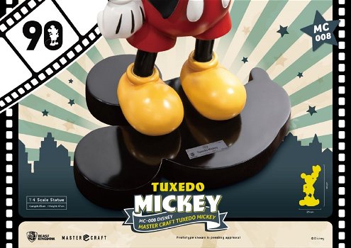 Beast Kingdom Disney Master Craft Tuxedo Mickey Statue - 1