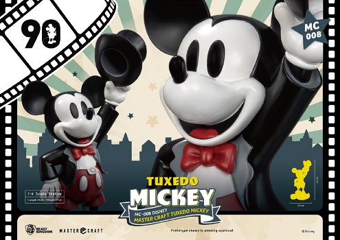 Beast Kingdom Disney Master Craft Tuxedo Mickey Statue - 4