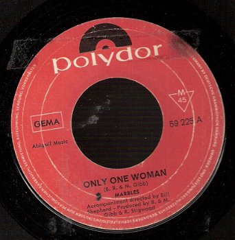 Marbles -Only One Woman _ By the Light of a ...1968 - 1